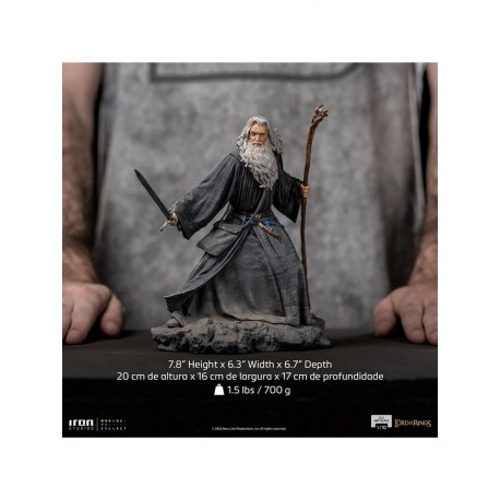 IRON STUDIOS - SEIGNEUR DES ANNEAUX :  GANDALF ART SCALE 1/10