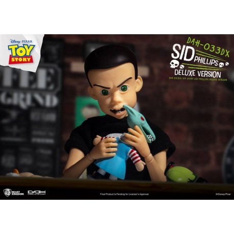 BEAST KINGDOM - TOY STORY - SID PHILLIPS FIGURINE DYNAMIC ACTION HEROES DELUXE