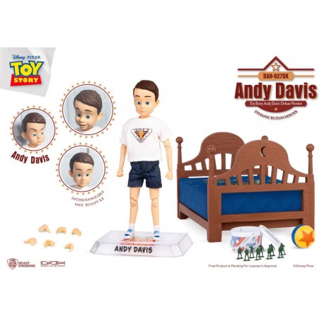 BEAST KINGDOM - TOY STORY - ANDY DAVIS FIGURINE DYNAMIC ACTION HEROES DELUXE