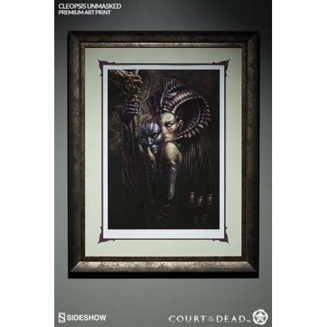 SIDESHOW - ARTPRINT CLEOPSIS UNMASKED - FRAMED