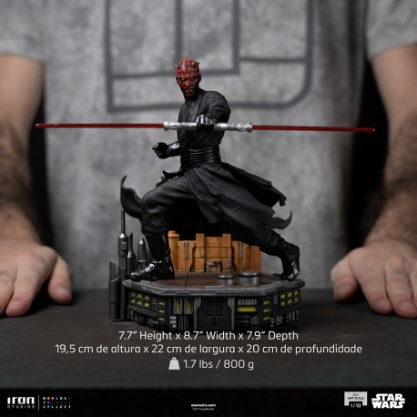 IRON STUDIOS - STAR WARS DARTH MAUL ART SCALE 1/10