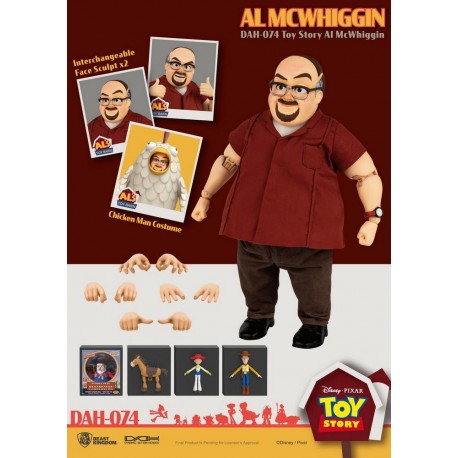 BEAST KINGDOM - TOY STORY 2 - AL MCWHIGGIN FIGURINE DYNAMIC ACTION HEROES