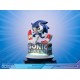 FIRST 4 FIGURE -  SONIC ADVENTURE - SONIC THE HEDGEHOG STATUE PVC COLLECTOR