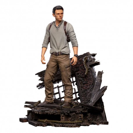 IRON STUDIOS - UNCHARTED - NATHAN DRAKE DELUXE ART SCALE 1/10