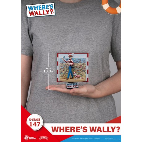 BEAST KINGDOM - Where's Wally ? - Où est Charlie Dstage Diorama 
