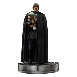 IRON STUDIOS - STAR WARS THE MANDALORIAN - LUKE SKYWALKER AND GROGU ART SCALE 1/10