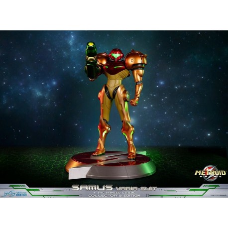 FIRST 4 FIGURE -  Metroid Prime - SAMUS VARIA SUIT STATUE PVC COLLECTOR