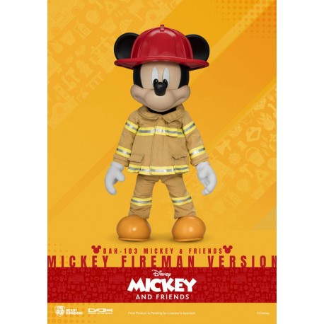 BEAST KINGDOM - Mickey & Friends - MICKEY Fireman Vers. figurine DYNAMIC ACTION HEROES 1/9