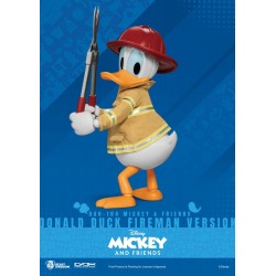 BEAST KINGDOM - Mickey & Friends - DONALD DUCK Fireman Vers. figurine DYNAMIC ACTION HEROES 1/9