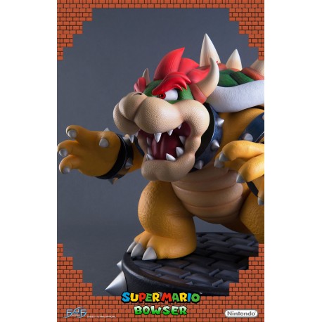 FIRST 4 FIGURES - SUPER MARIO - BOWSER STATUE