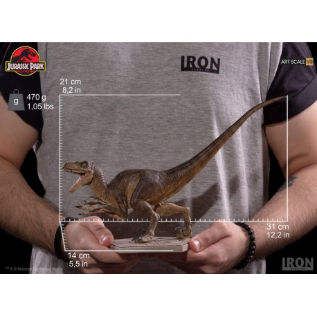 IRON STUDIOS - VELOCIRAPTOR ATTACK ART SCALE 1/10