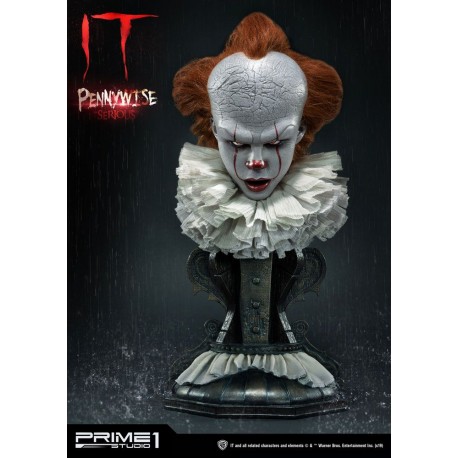 PRIME 1 STUDIO - PENNYWISE SERIOUS - BUSTE 1/2