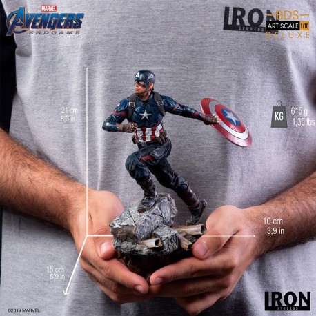 IRON STUDIOS - CAPTAIN AMERICA DELUXE ART SCALE 1/10