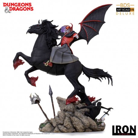 IRON STUDIOS - DONJONS ET DRAGONS VENGER WITH NIGHTMARE & SHADOW DEMON DELUXE ART SCALE 1/10