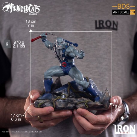 IRON STUDIOS - THUNDERCATS:  PANTHRO - ART SCALE 1/10