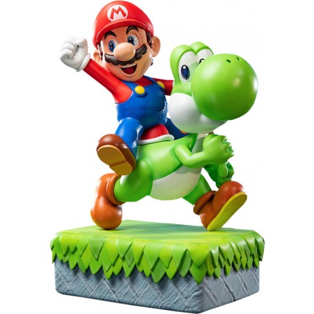 FIRST 4 FIGURES -  SUPER MARIO : MARIO & YOSHI STATUE