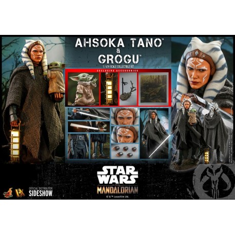 HOT TOYS - STAR WARS : THE MANDALORIAN - AHSOKA TANO & GROGU 1/6