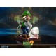 FIRST 4 FIGURE -  Luigi's Mansion 3 - Luigi & Polterpup statue PVC COLLECTOR