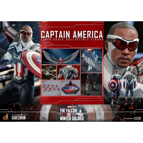 HOT TOYS - THE FALCON AND THE WINTER SOLDIER - CAPTAIN AMERICA 1/6