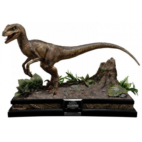 PRIME 1 STUDIO - JURASSIC PARK - VELOCIRAPTOR VERS. BOUCHE OUVERTE 1/6