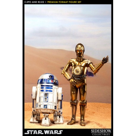 SIDESHOW - C-3PO & R2-D2 1/4  STAR WARS