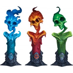 SIDESHOW - COURT OF THE DEAD - THE LIGHTER SIDE OF DARKNESS CANDLES SET