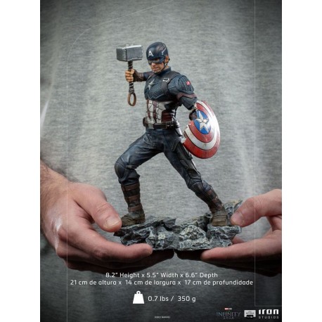 IRON STUDIOS - THE INFINITY SAGA - CAPTAIN AMERICA ULTIMATE 1/10