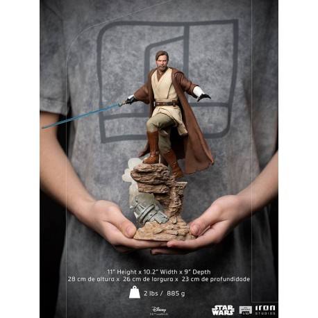 IRON STUDIOS - STAR WARS - HOBI-WAN KENOBI DELUXE ART SCALE 1/10