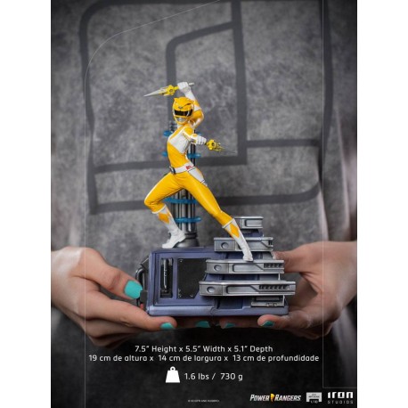 IRON STUDIOS - POWER RANGERS - YELLOW RANGER ART SCALE 1/10