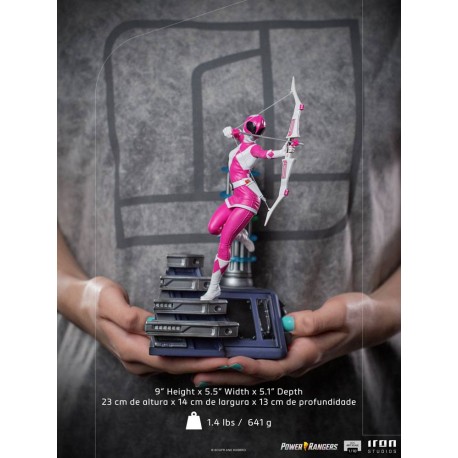 IRON STUDIOS - POWER RANGERS - PINK RANGER ART SCALE 1/10