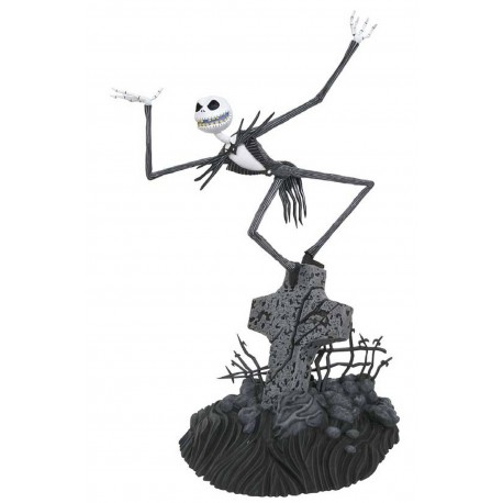 DIAMOND SELECT TOYS - L'ETRANGE NOEL DE M. JACK - JACK SKELLINGTON PVC DIORAMA