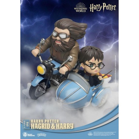 BEAST KINGDOM - HARRY POTTER - HAGRID ET HARRY DIORAMA PVC