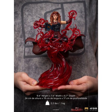 IRON STUDIOS - WANDAVISION - SCARLET WITCH DELUXE ART SCALE 1/10