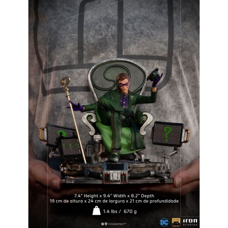 IRON STUDIOS - THE RIDDLER - DELUXE ART SCALE 1/10
