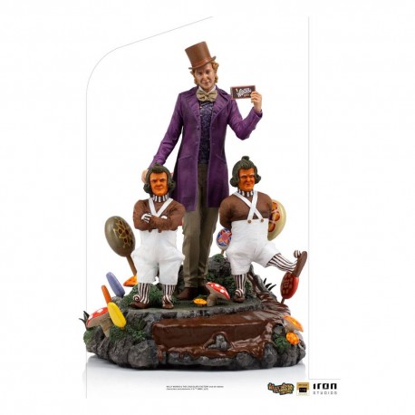 IRON STUDIOS - CHARLIE & LA CHOCOLATERIE - WILLY WONKA DELUXE ART SCALE 1/10