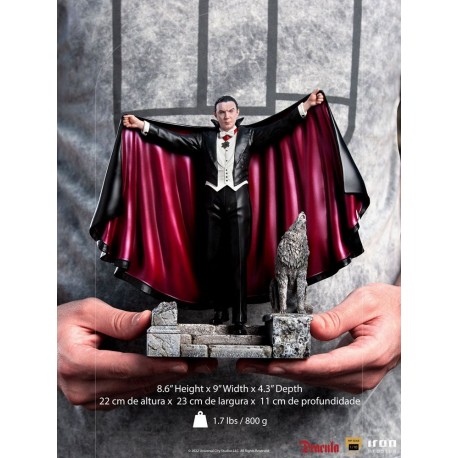 IRON STUDIOS - UNIVERSAL MONSTERS - DRACULA BELA LUGOSI DELUXE ART SCALE 1/10