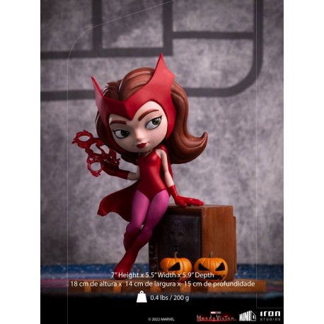 IRON STUDIOS - WANDA VISION - WANDA HALLOWEEN Version Minico PVC Statue