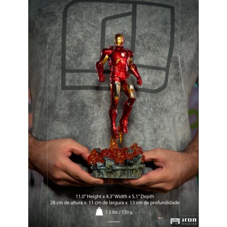 IRON STUDIOS - THE INFINITY SAGA - battle of NY - IRON MAN 1/10