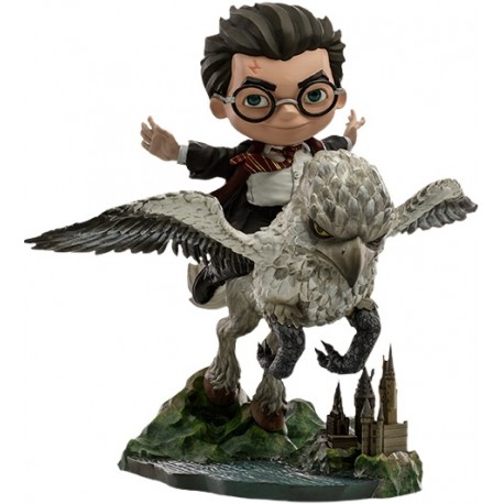 IRON STUDIOS - HARRY POTTER - HARRY POTTER & BUCKBEAK  Version Minico PVC Statue