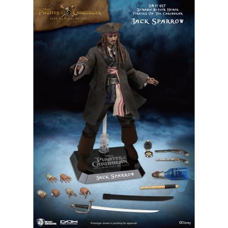 BEAST KINGDOM - PIRATES DES CARAIBES - CAPTAIN JACK SPARROW 1/9