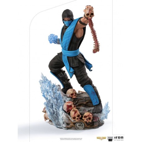 IRON STUDIOS - MORTAL KOMBAT - SUB-ZERO ART SCALE 1/10